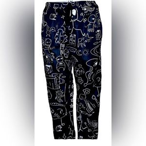 Graphic Print Track pants Size L